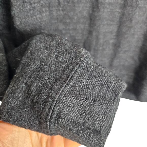 Spiritual Gangster Sweatshirt Women M Savasana Crewneck Pullover Sweater Gray - Picture 5 of 9